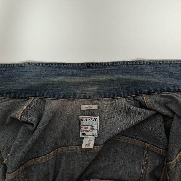 Old Navy Women's Classic Blue Jean Jacket / Size 2X - Picture 9 of 9